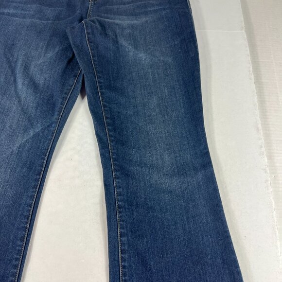 Kut From The Kloth Jeans Women's 33x30 Farrah Bootcut Mid Rise Blue Denim Tag 8 - Picture 3 of 16
